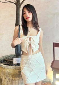 Miw-Thanyaporn-ชุดขาว