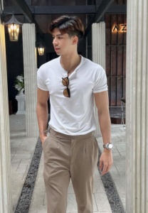 Peach-Nakprasit-เสื้อยืดขาว