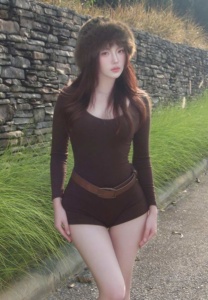 Winnie-ชุดน้ำตาล