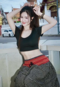 Kookkai-กางเกงลาย